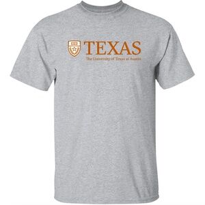 University of Texas at Austin Short Sleeve Tee | Champion | Heather Grey/Orange